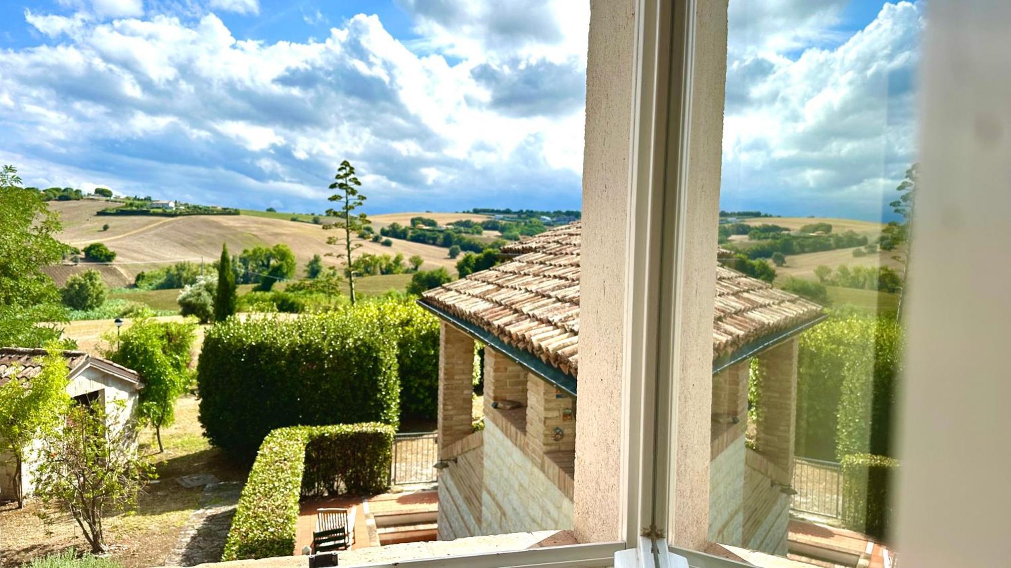 Апартаменты S214 - Sirolo, Trilocale Con Giardino In Zona Tranquilla Экстерьер фото