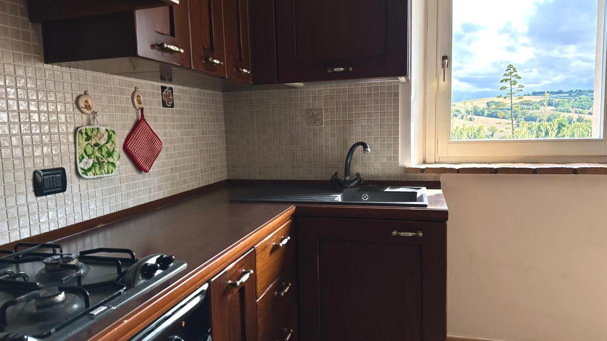 Апартаменты S214 - Sirolo, Trilocale Con Giardino In Zona Tranquilla Экстерьер фото